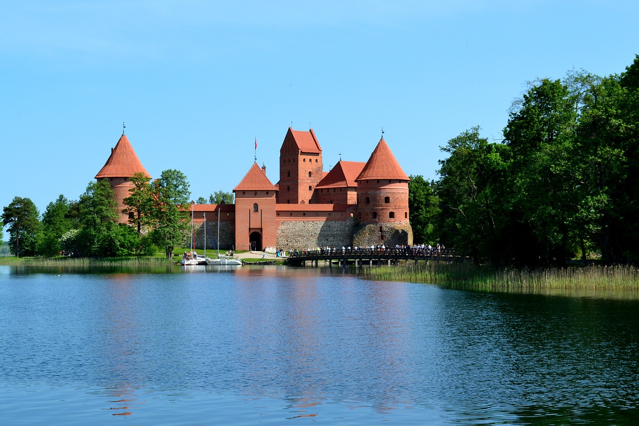 architecture lake castle 3051020